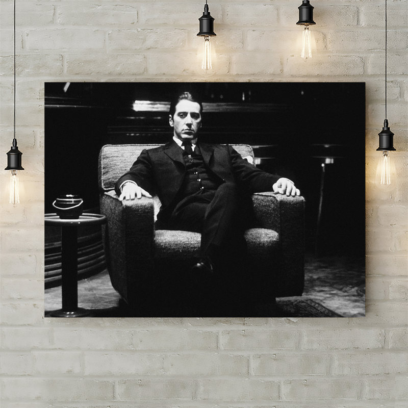 The Godfather Al Pacino - Wrapped Canvas Print, 61cm H x 81.3cm W x 3.8cm D