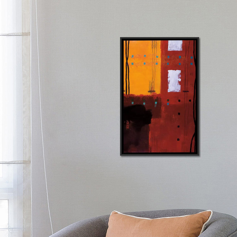 « assembler », reproduction sur toile, H 26 po x l 18 po x P 1,5 po, Toile avec cadre noir, Pas de tapis