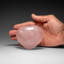 Genuine Polished Rose Quartz Heart From Brazil (339.5 Grams)