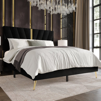 Amapola Upholstered Unfinished Platform Bed