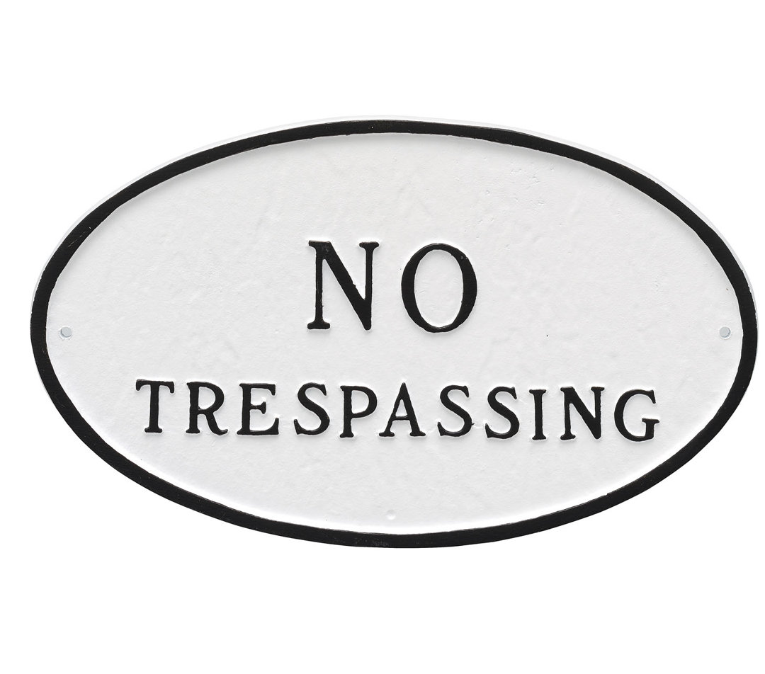 Weather Resistant Metal Garden Plaque Red Barrel Studio® 