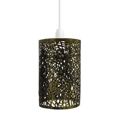 15cm Metal Drum Lamp Shade