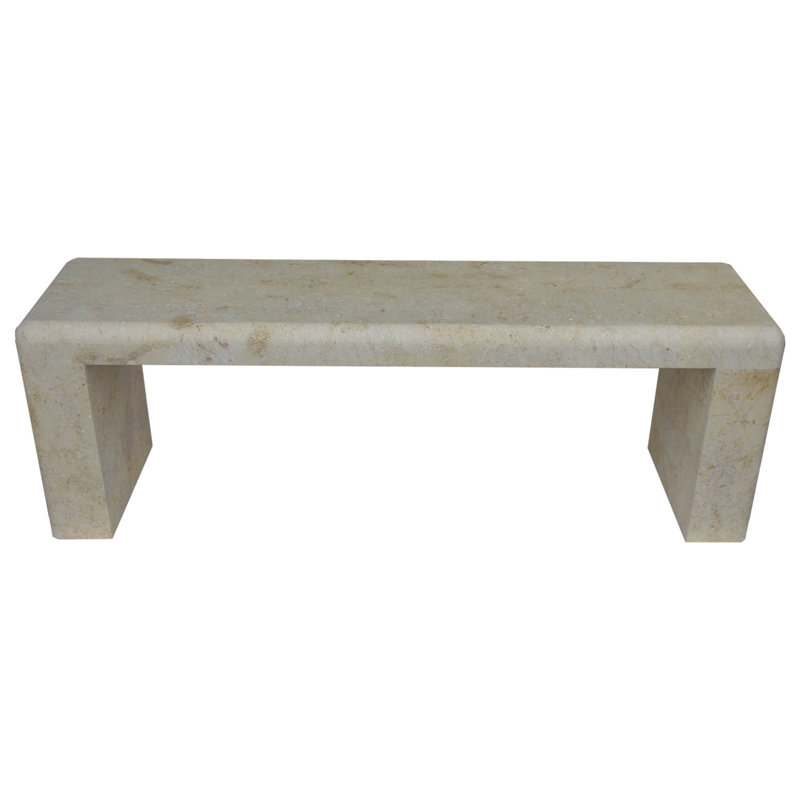 Stone Garden Bench