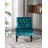 Javita 22.83'' Wide Modern Armless Accent Living Room Chair / Leisure Chair,Upholstered Fabric Button Comfortable Chair with Wooden Legs-128940706-125444563