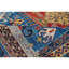 Hand Knotted Wool Southwestern Area Rug in Navy/Red/Brown/Gold