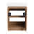 Khamille 24'' Single Freestanding Bathroom Vanity with Resin Top and Shelf-1852324507