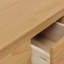  Coffee Table With Drawer Solid Pine Wood Living Room Modern Rectangle-1677031511