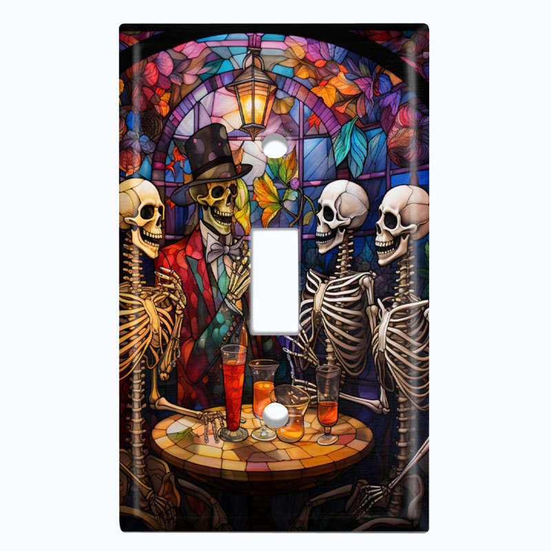 Figurine murale d'Halloween festive squelette d'Halloween