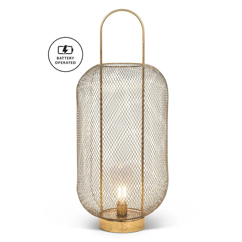 Metal Novelty Lamp, 22.5" H x 10" W x 4.5" D