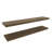 Ecco 47" Wide Floating Shelves Set Of 2, Shelves For Wall Decor For Bedroom, Bathroom Storage Shelves, Book Shelves For Living Room, Dark Brown-129240995