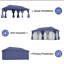 Pavillon de jardin en acier-105324568
