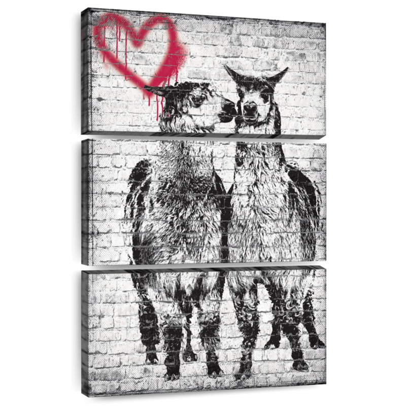 Hardie lama romantique, H 50 po x l 32 po