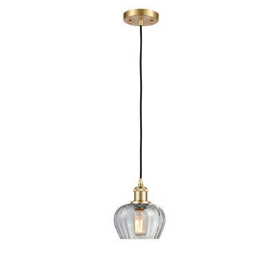 Luminaire suspendu en forme de cloche à 1 lumière Patrina