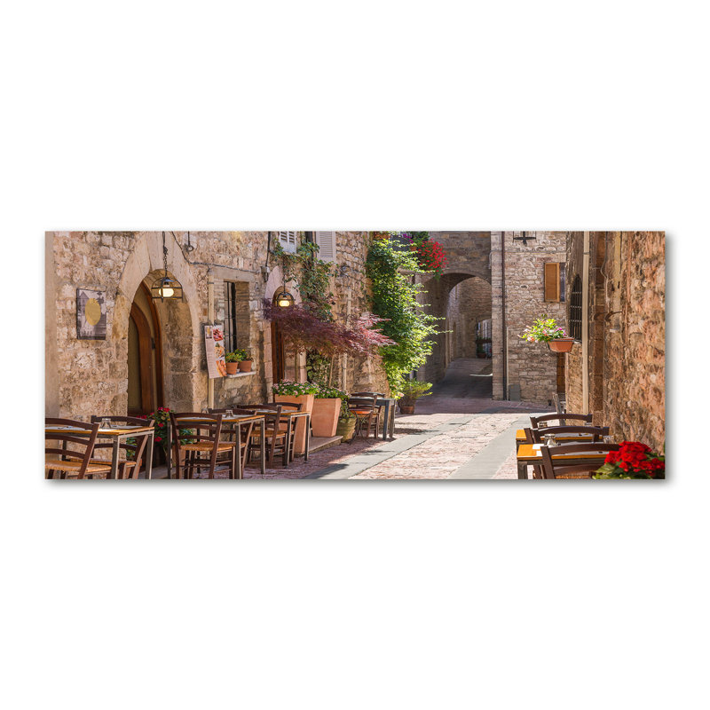 Italian Street - Wrapped Canvas Print