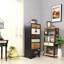 Armoire à poignées en métal avec sept tiroirs-102457094