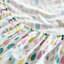 Ensemble de 3 draps en flanelle de coton TG avec motif de sapin de Noël blanc