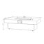 Foyer de table rectangulaire au propane de 48 pouces avec brûleur 50 000 BTU Lunara