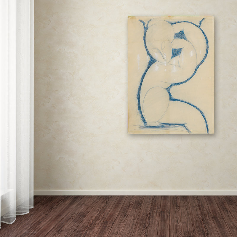 « caryatid », reproduction d’art sur toile tendue, H 47 po x l 35 po