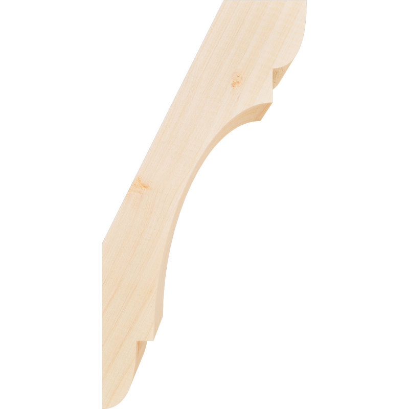 Attelle de genou olympique, Sapin de Douglas, Attelle lisse, H 16 po x l 3,5 po x P 8 po