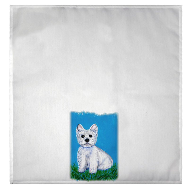 Pets Westie Guest Towel
