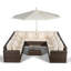 Yancey 5 Seater Rattan Corner Sofa Set