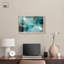 «Oceanic Hues II Shadowbox», impression abstraite bleue par Art Remedy, cadre blond, 25 x 17-1301415172-1301415173