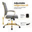 Fauteuil de bureau pivotant en cuir Naudain-58177233-132200685