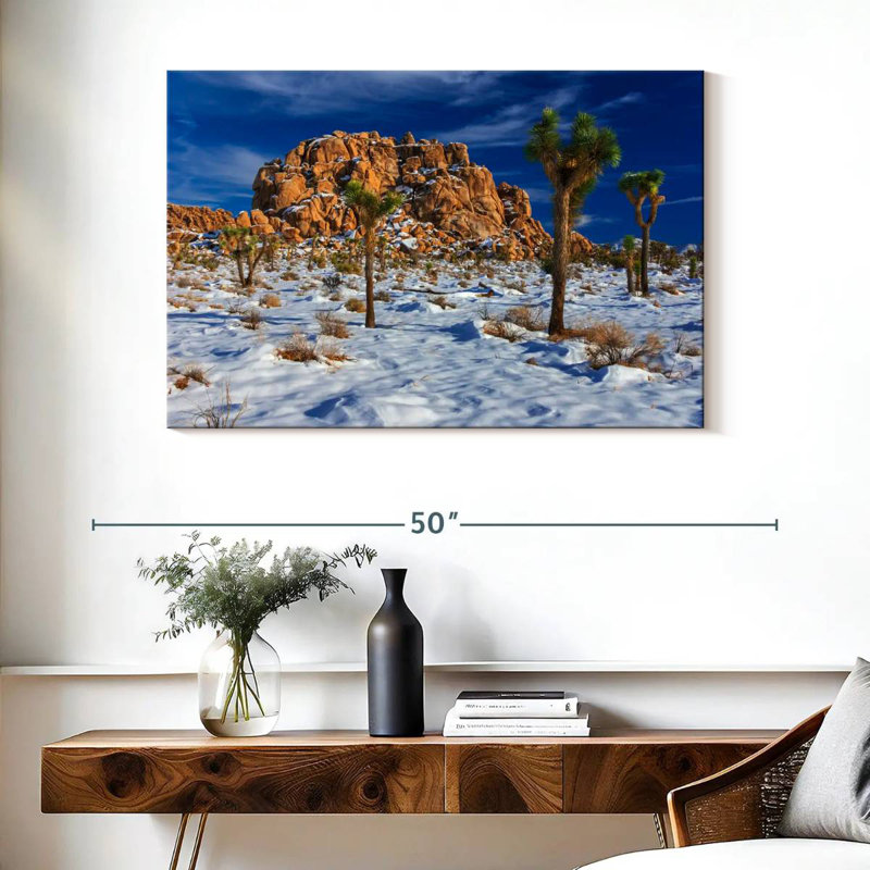 Harnek Joshua Tree National Park Winter, H 26 po x l 39 po