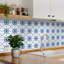 4'' W x 4'' L Vinyl Peel and Stick Mosaic Tile