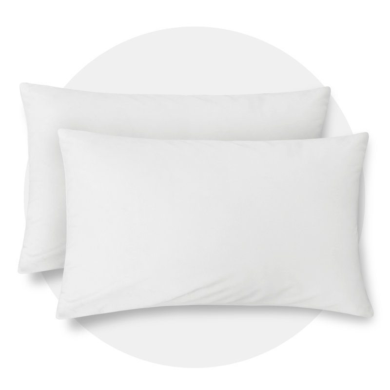 Rectangular Velvet Pillow Cover, Cream White