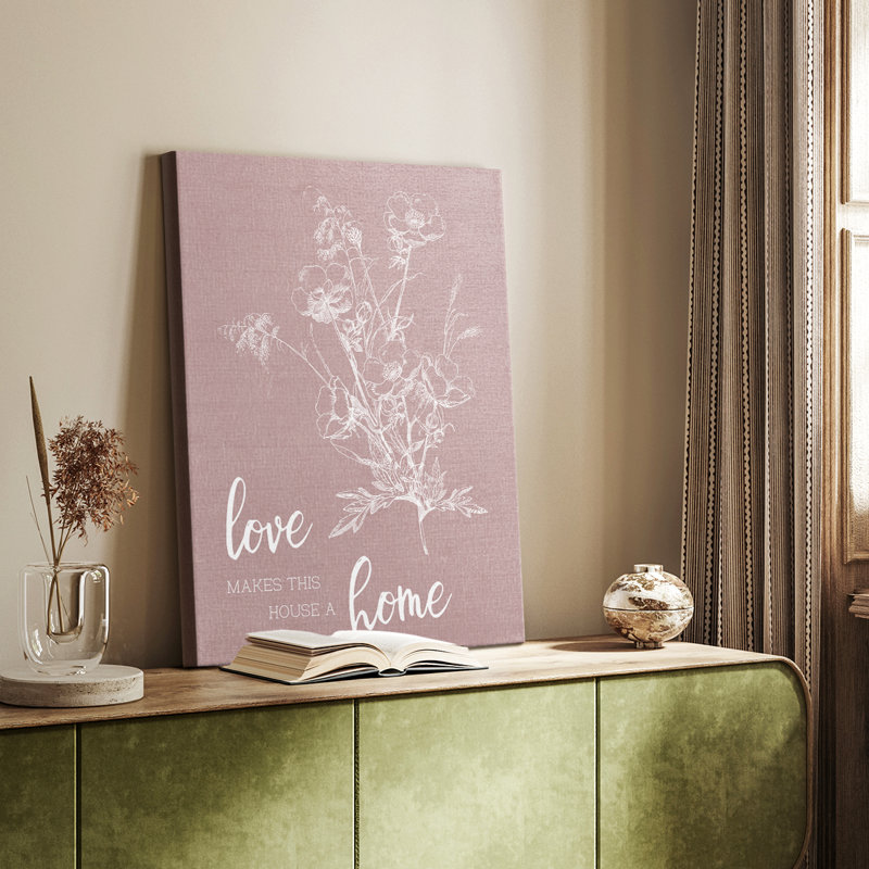 «Love Home» - galerie Cavas sur mesure, H 27 po x l 18 po