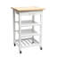 Lazro Solid Wood Top Kitchen Cart-1464139915