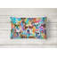 Boxer Hippie Dawg Fabric Decorative Pillow