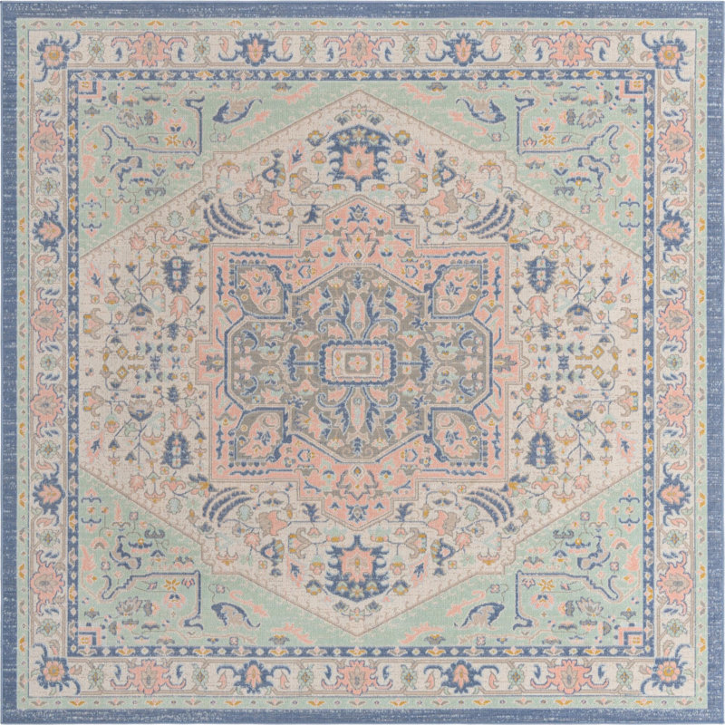 Orcon Oriental Indoor Rug, Square 8'