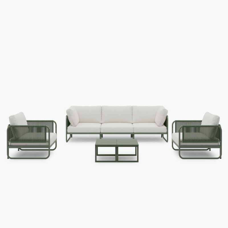 Sylva Modern Modular Patio Sofa,full set
