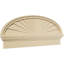 Fronton en uréthane Elliptical Signature, brun clair apprêté-102752103-113054387-113222581