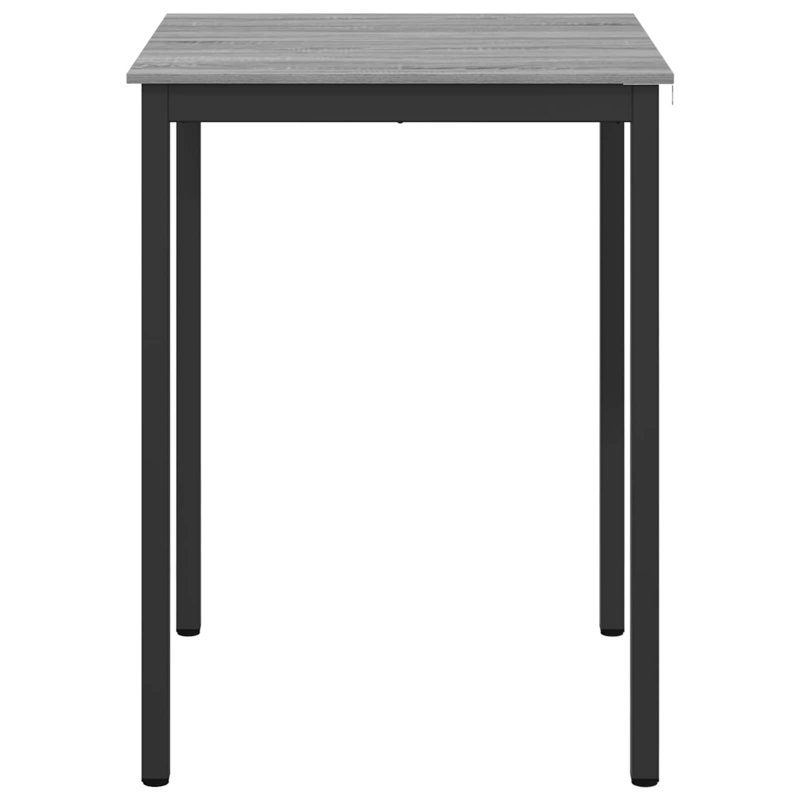 Standing Bar Table Engineered Wood, 105cmH x 80cmL x 80cmW, Grey