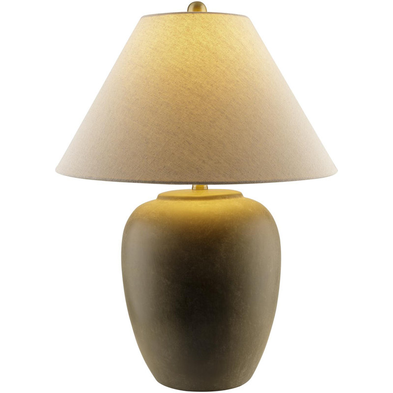 Eustacia Ceramic Table Lamp, Gray