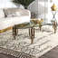 Tapis blanc cassé / noir Adiana-367914468