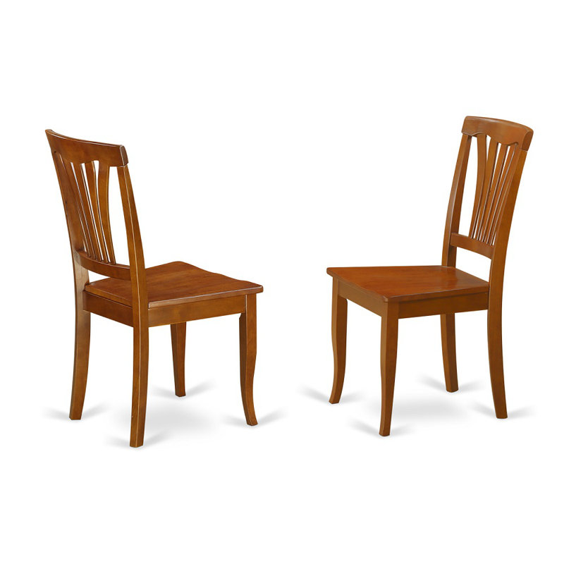 L'ensemble de table de cuisine 5 pièces pour 4 personnes comprend une table de salle à manger ovale avec rallonge papillon et 4 chaises de salle à manger, brun selle