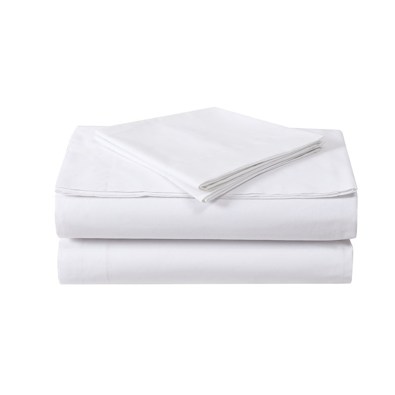 Suite Touch 200 Thread Count Percale Flat Sheet Case Pack, Full Case Pack