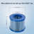 18 Pack Blue Spa Filter Cartridges, Pool Hot Tub Filters Replacement, Filtration Inflatable Hot Tub