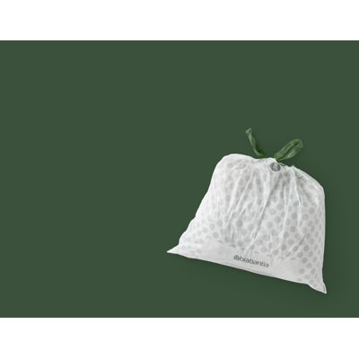 Brabantia PerfectFit Trash Bags, Code R, 9.5 Gallon (36L), 120 Trash Bags