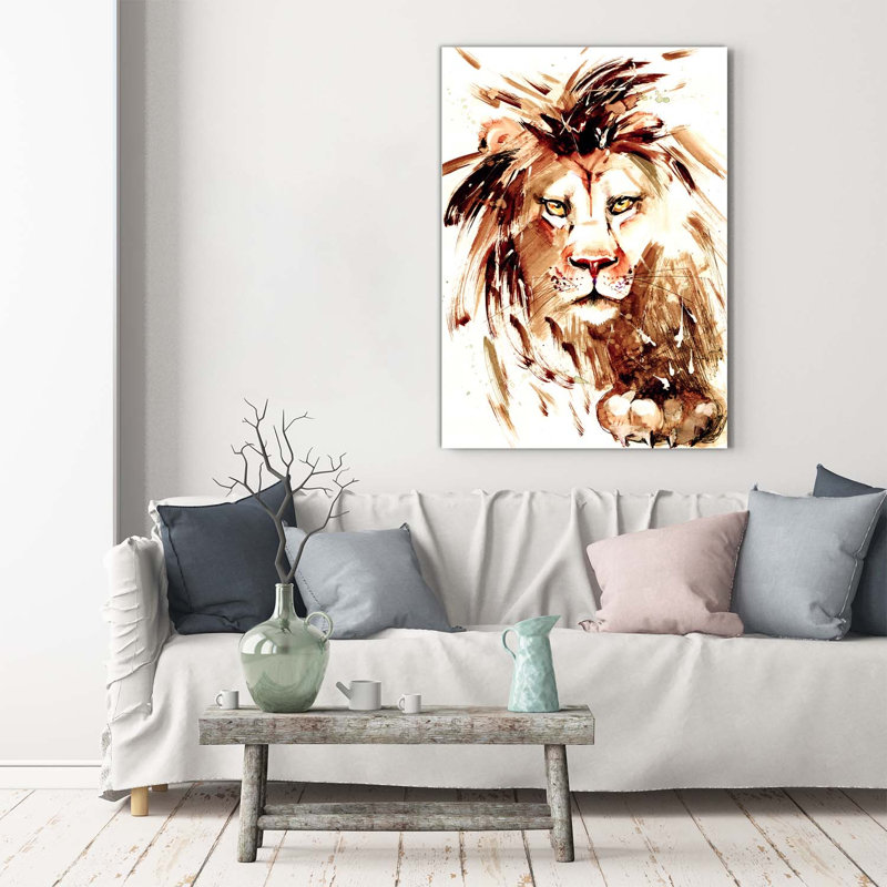 Lion - Wrapped Canvas Print