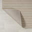 Tapis intérieur / extérieur rayé beige / crème Wanneroo-88570963