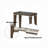 ACME Peregrine Accent Table, Walnut & Glass