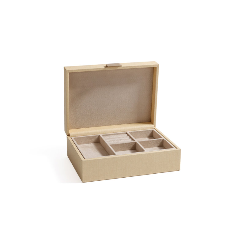 Linea Raffia Jewelry Box