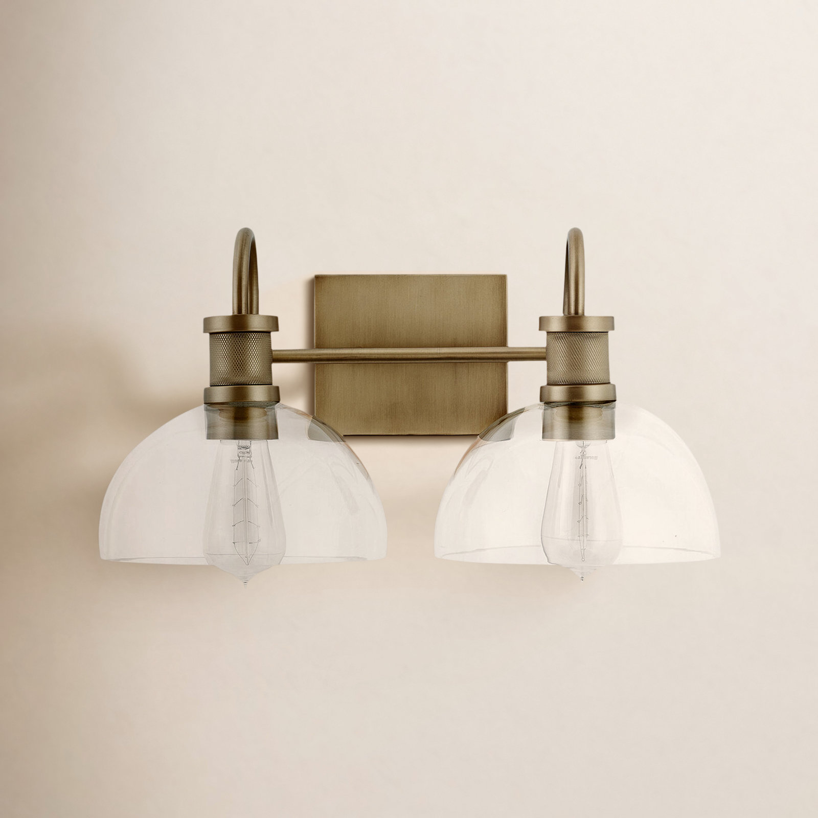 Rochelle Dimmable Brass Vanity Light, 2
