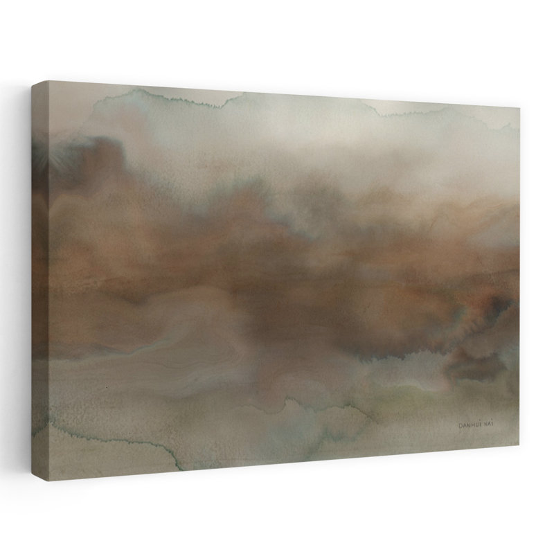«Earthy Abstract I Abstract Contemporary Landscape Nature», reproduction d'art murale, H 12 po x l 18 po