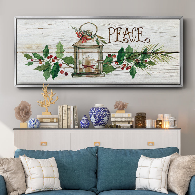 Rustic Peace - toile encadrée, H 20 po x l 50 po